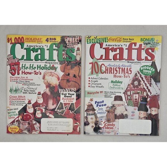 Crafts Magazine Collection Lot Of 12 Issues Full-Size Patterns & Projects 1995 - Picture 9 of 9